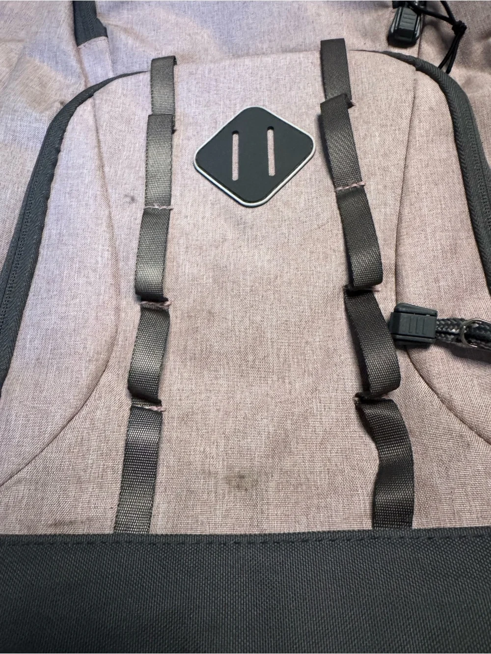 Eastsport Women's Lavender Gray Backpack with Black Accents